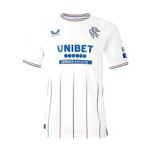 Castore Womens/Ladies Rangers FC Short-Sleeved Football Shirt / Brilliant White
